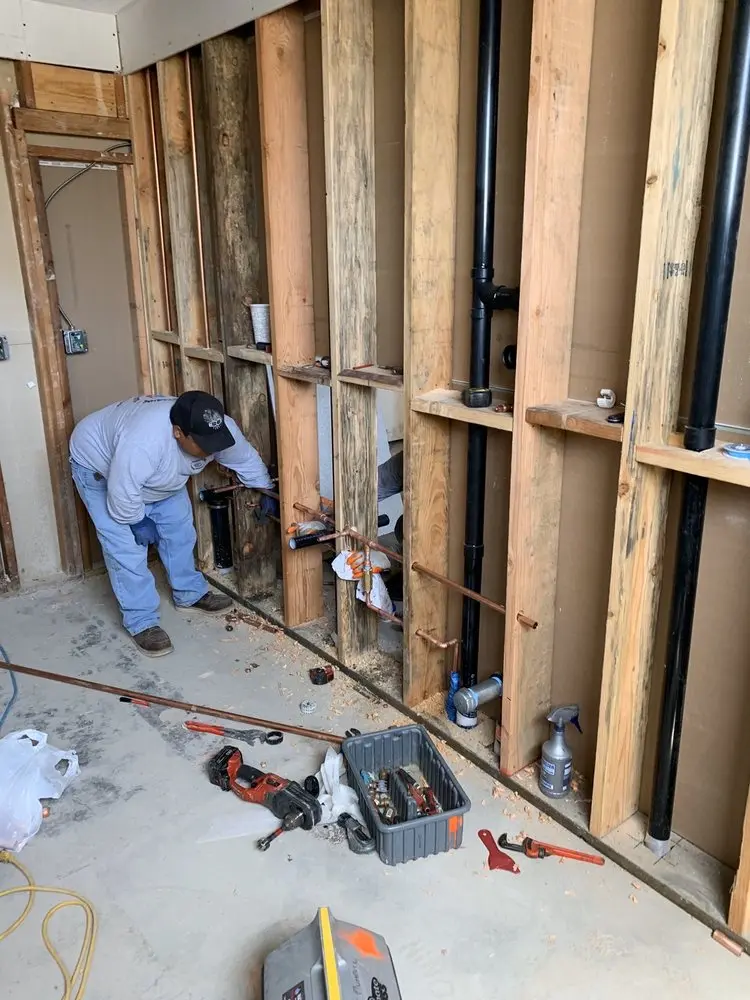 Commercial rough-in plumbing for Water Heater Replacement in Mariposa